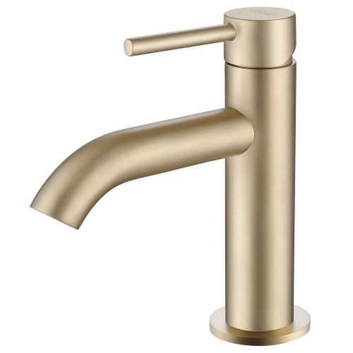 Смеситель для раковины, золото матовое ABBER Wasser Kreis AF8110G