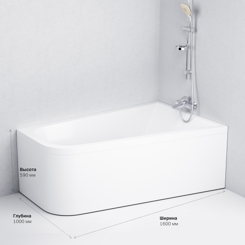 Акриловая ванна 160x100 AM.PM Spirit W72A-160R100W-A2 фото 11